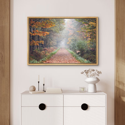 Autumn Fall " Autumnal Serenity Forest Trail "