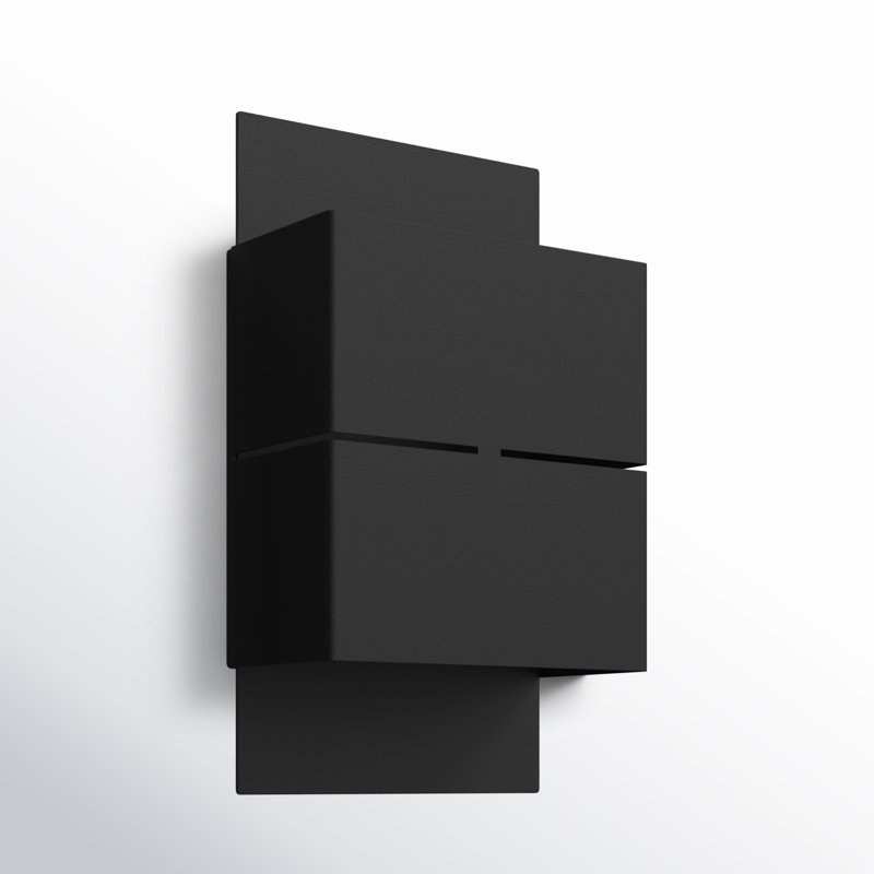 Devonte Stainless Steel Wall Light, Matte Black