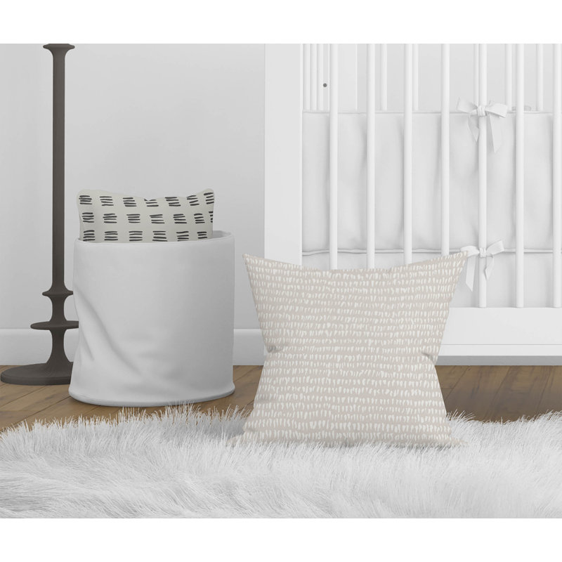 Coussin décoratif taupe Crops, H 18 po x l 18 po