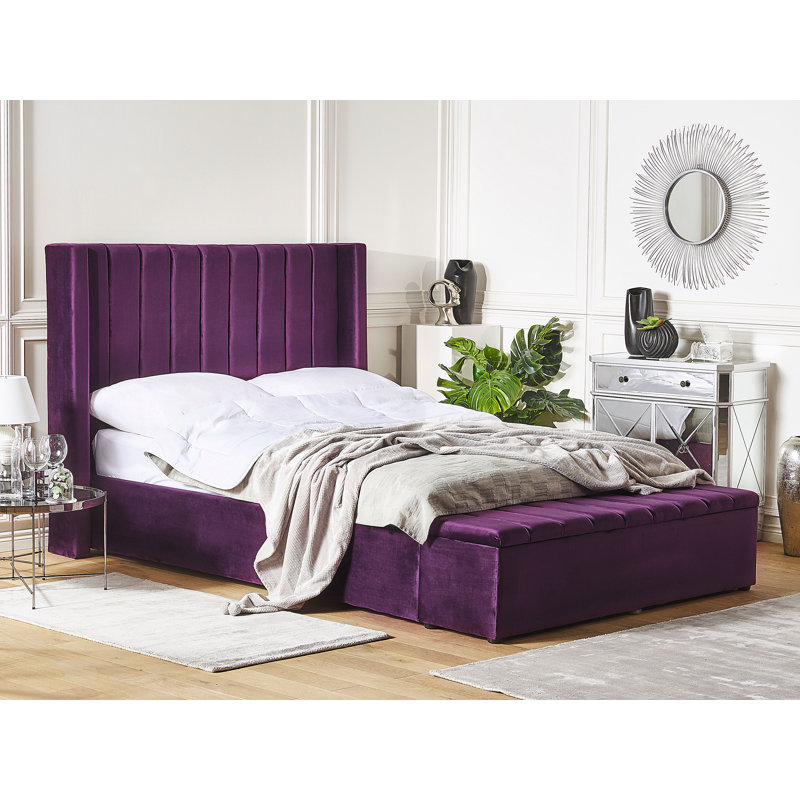 Beaudry Upholstered Storage Bed, European Kingsize (160 x 200cm)