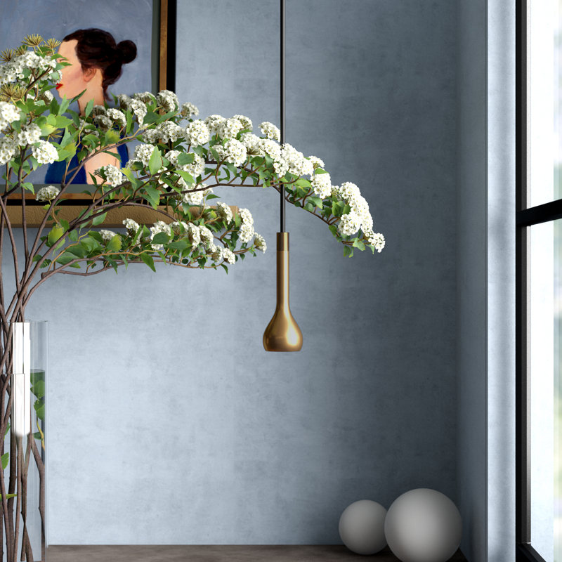 Axis 1 - Light Pendant, Blackened Antique Nickel, Matte Black Accents