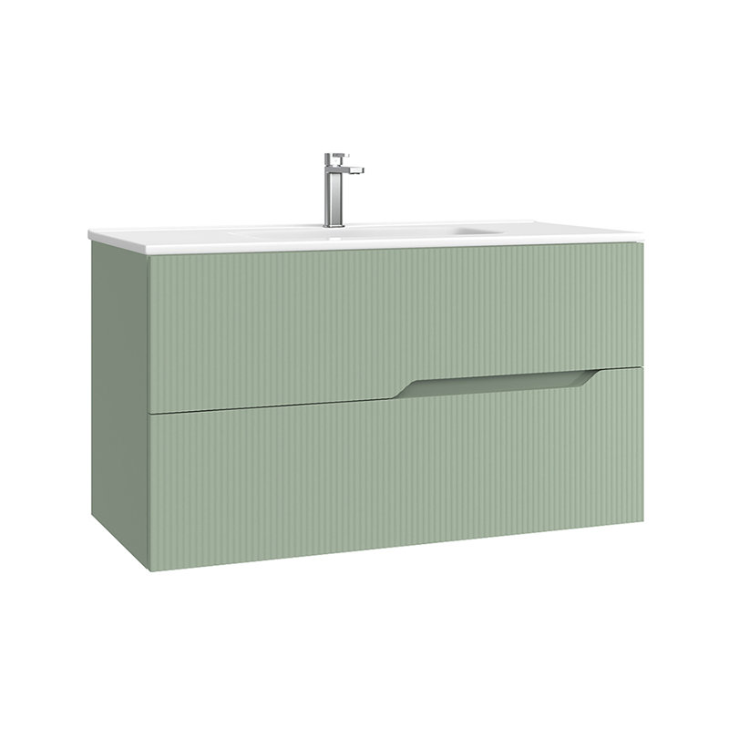 Tulipa Single Vanity, 40", Matte Leaf