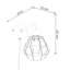 Wall lamp SUBA black