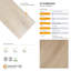 Planches en vinyle SPC de l 9 po x L 60 po x 7 mm d'épaisseur (couche d'usure de 20 mil) par Golden State Flchers-105258679