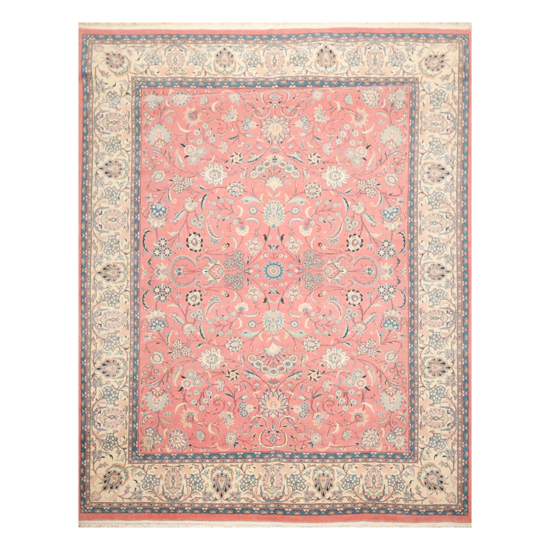 Tapis unique en laine noué à la main 8 pi 1 po x 10 pi 3 po Kaliah