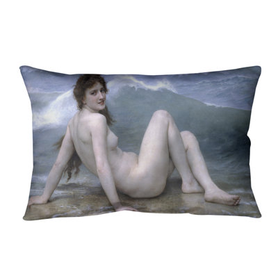 The Wave Cotton Lumbar Pillow