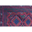 Hand-Knotted High-Quality Red and Purple Area Rug