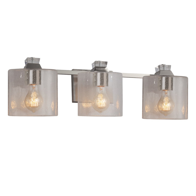 Burnetta 3 - Light Bath Bar, Seeded, Polished Chrome