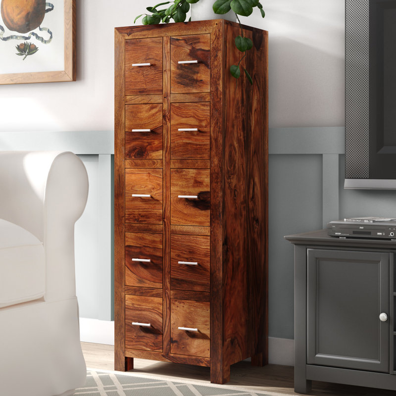 Heritage Solid Wood 129 cm H Multimedia Storage
