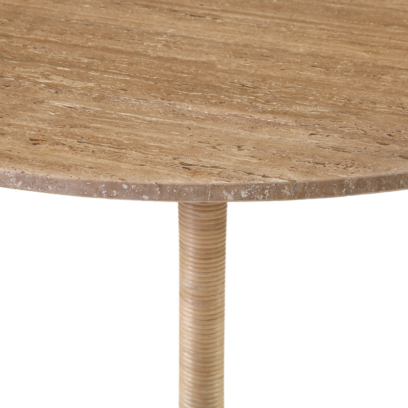 Martine Stone Bistro Table, Natural