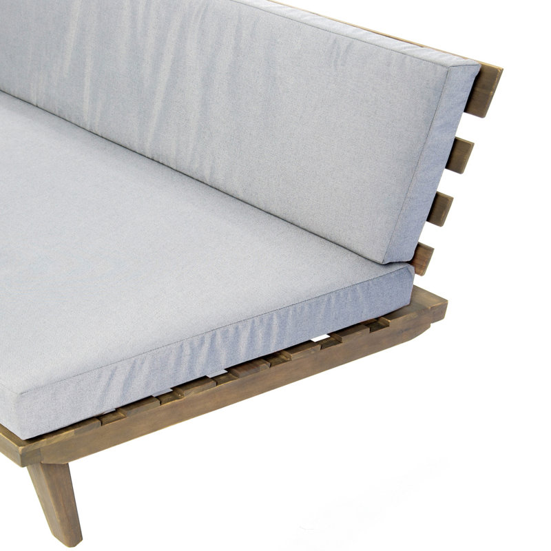 Hillcrest  2 Seater Sofa  - Left Side, Outdoor Loveseat,, Gray