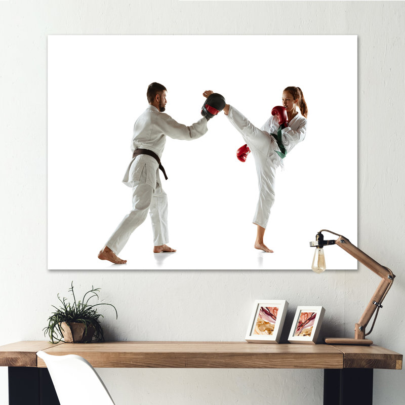 Pratique du combat en art martial sur toile, Toile tendue, H 30 po x l 40 po x P 1,5 po