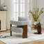 Chaise d'appoint rembourrée à 3 pieds-956799424