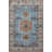 Avery Blue Moroccan Washable Indoor/Outdoor Round Area Rug-997792999