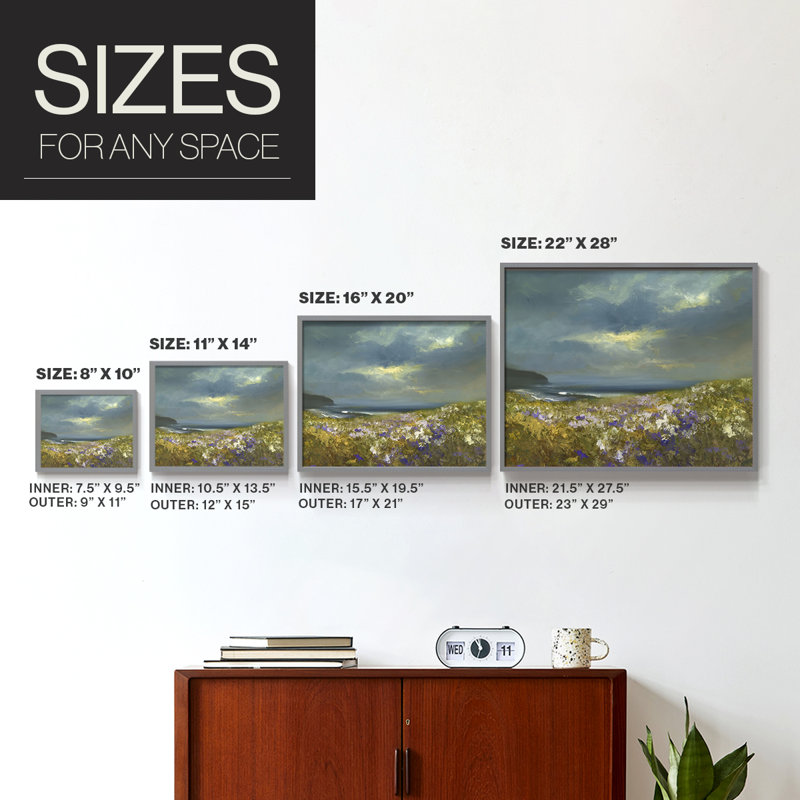 Montara Summer -Framed Print - Restickable