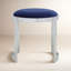 Tabouret de coiffeuse en métal Nouri - table basse avec repose-pieds Orion-891611405-891611404