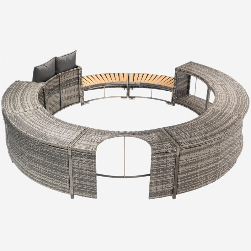 Acropolis Hot Tropical Tub Surround with Seat