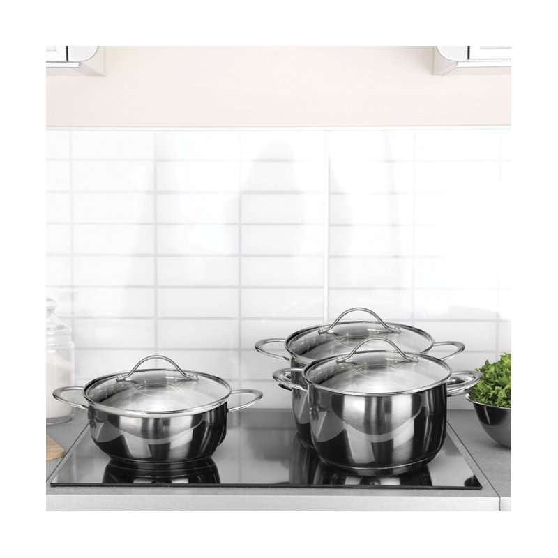 12 - Piece Non-Stick Stainless Steel Cookware Set