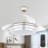 Aadvik 42" Retractable Ceiling Fan with LED Lights and Remote, 6-speed Reversible Fan-403903998-408065379