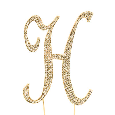 Surmatelas à gâteau "h" rhinestone