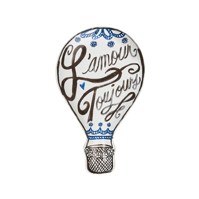L'amour Toujours 6" Hot Air Balloon Tray
