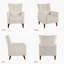 Fauteuil inclinable Amaurie Tacho avec dossier capitonné-1226636066