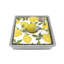 Yellow Lemon Beaded Flat Napkin Holder Set