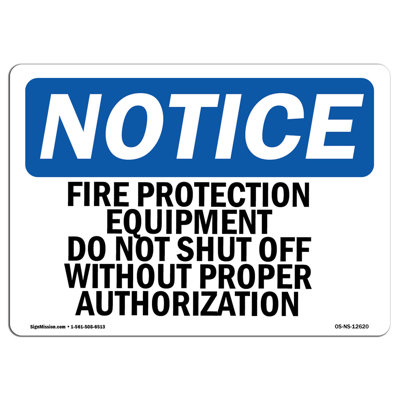 Notice Sign