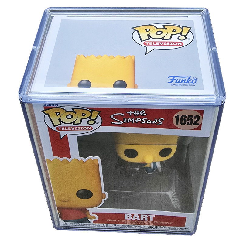 Premium Hard Protector Case For Funko Pop® Doll - Stackable Magnetic Lid Display - Set Of 2