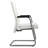 Aleen Modern Leather Upholstered Office Chair – Sleek Seat & Metal Armrest, Ergonomic Swivel Desk & Conference Seating with Adjustable Height & Fixed Frame-1485207494