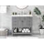 Meuble-lavabo moderne 36 po avec lavabo supérieur