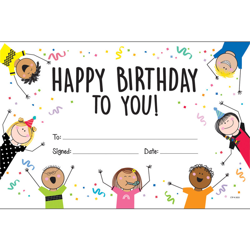 «Stick Kids Happy Birthday»