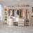 Strathaven Walk in Closet System with 6 Closet Drawers-2122968664