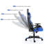 Brayden Studio Foreston Reclining Faux Leather PC & Racing Game Chair-618186929