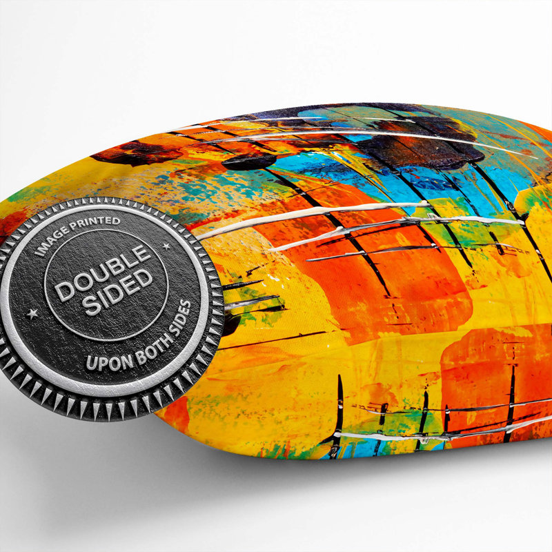 Abstract Square Throw Cushion, 40 x 40 cm