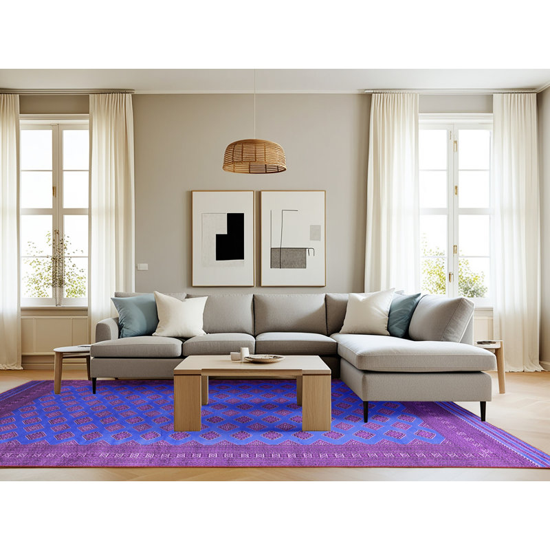 Tapis mauve Liath, Rectangle 8 pi x 10 pi