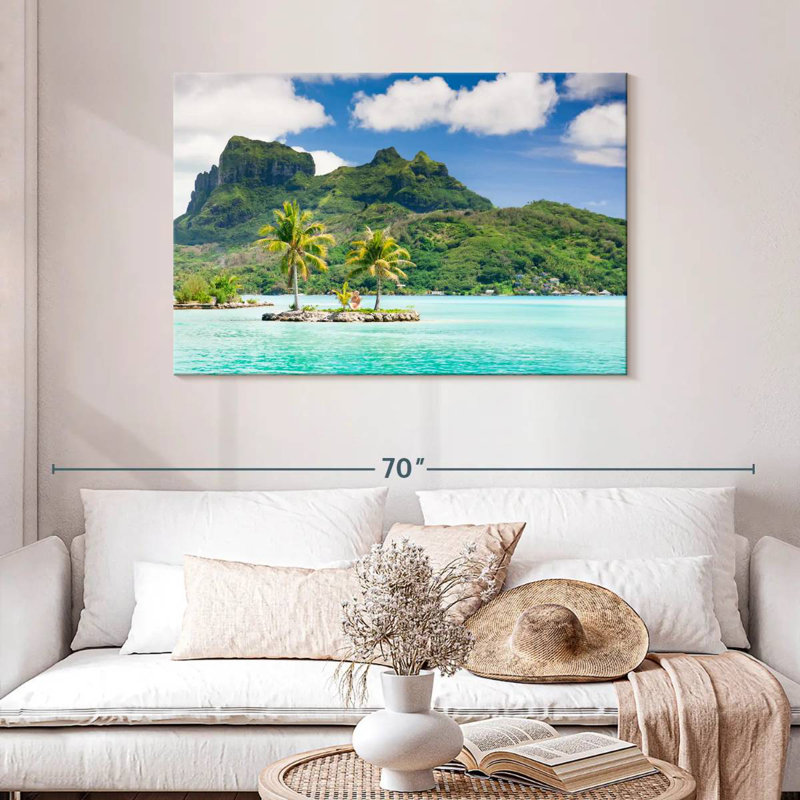 Gillard Bora Bora Tiki Islet, H 30 po x l 45 po