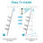Height Adjustable Corner Shower Caddy For Bathroom Carbon Steel 