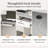 Sleek Ergonomic Reception Desk With Ample Storage And Quiet Glide System-1979100622
