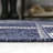 Olesia Modern Geometric Abstract Two-Tone Navy/Cream Indoor/Outdoor Rug-1679890612