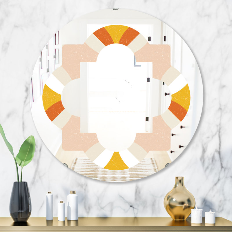 Miroir mural Quatrefoil, H 23,6 po x l 23,6 po
