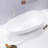 59" Freestanding Solid Surface Soaking Bathtub With Overflow And Pop-Up Drain-120146809