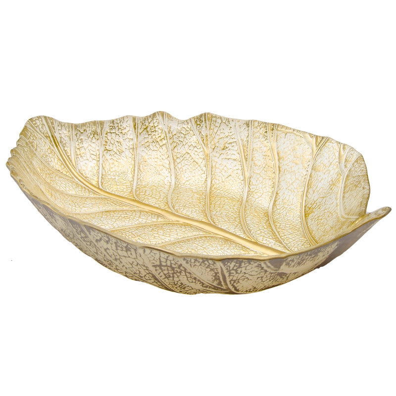 Plateau en forme de feuille Bazan