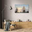 «Boston Harbor, Sunset» par Fitz Henry Lane - Art mural sur toile tendue avec châssis-1431931113