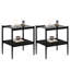 Ensemble de 3 tables basses et tables de bout (table incluse seulement)