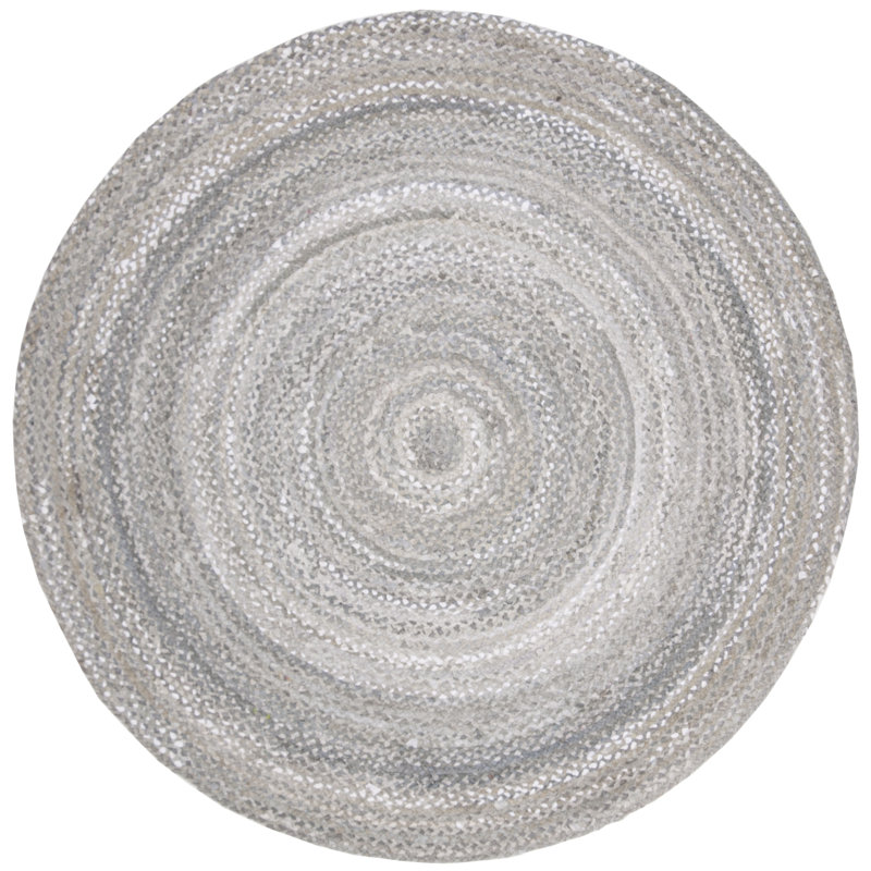 Knutson Hand Woven Cotton Geometric Rug, Round 4'