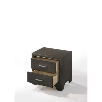 Modern Contemporary Home Bed Room Utility Night Stand Gray Finish -  Winston Porter, CEAC61FC12C949B9BA84E416CAA52CF3