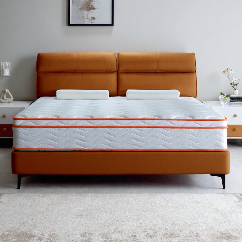 King Euro Top Hybrid Mattress in a Box - 10 Inch Medium Firm Memory Foam & Pocket Springs, CertiPUR-US, Fiberglass Free, 10"