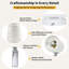 Luminaire sur rail blanc 6 lumières, projecteur directionnel, base E26, sans ampoules