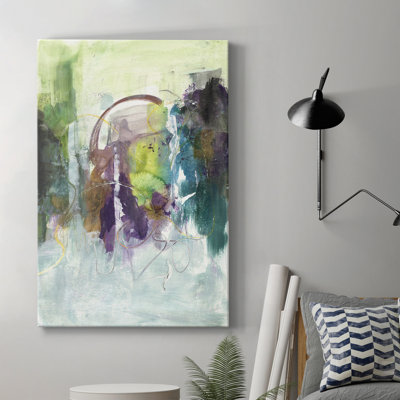 Déplacement sur toile tendue avec châssis de qualité supérieure - Prêt à être accroché